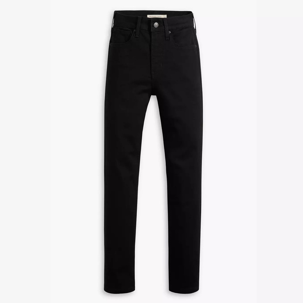 NWT Levi’s 724 High Rise Slim Straight Crop Hypersoft Black Size 2 and 26 NWT